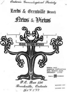 News & Views, the Leeds & Grenville Branch OGS newsletter