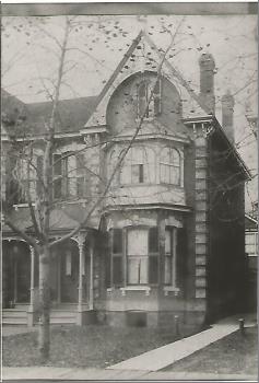 Early home of James &amp; Marion (Scoley) Hales, 4 St. James Street, Toronto